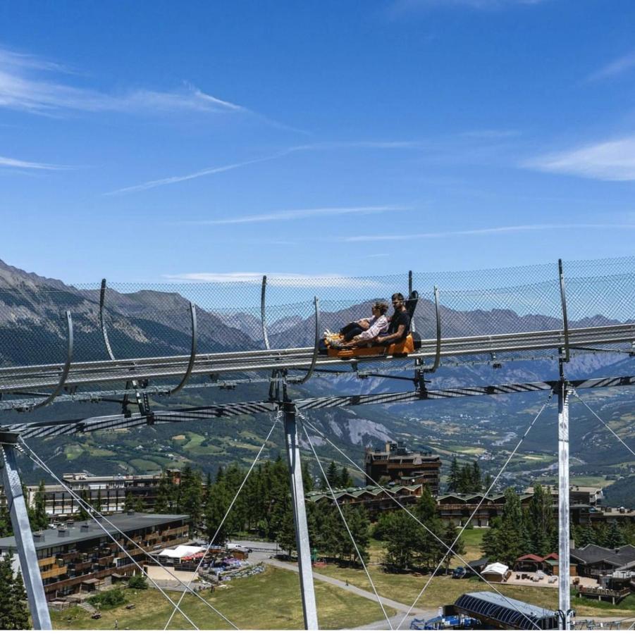 Studio Chaleureux A Uvernet Fours 25M² Avec Vue Montagne Kültér fotó